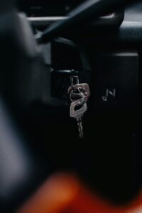 Car keys in the ignition